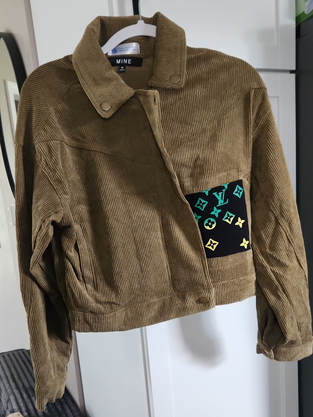 Upcycled LV Corduroy